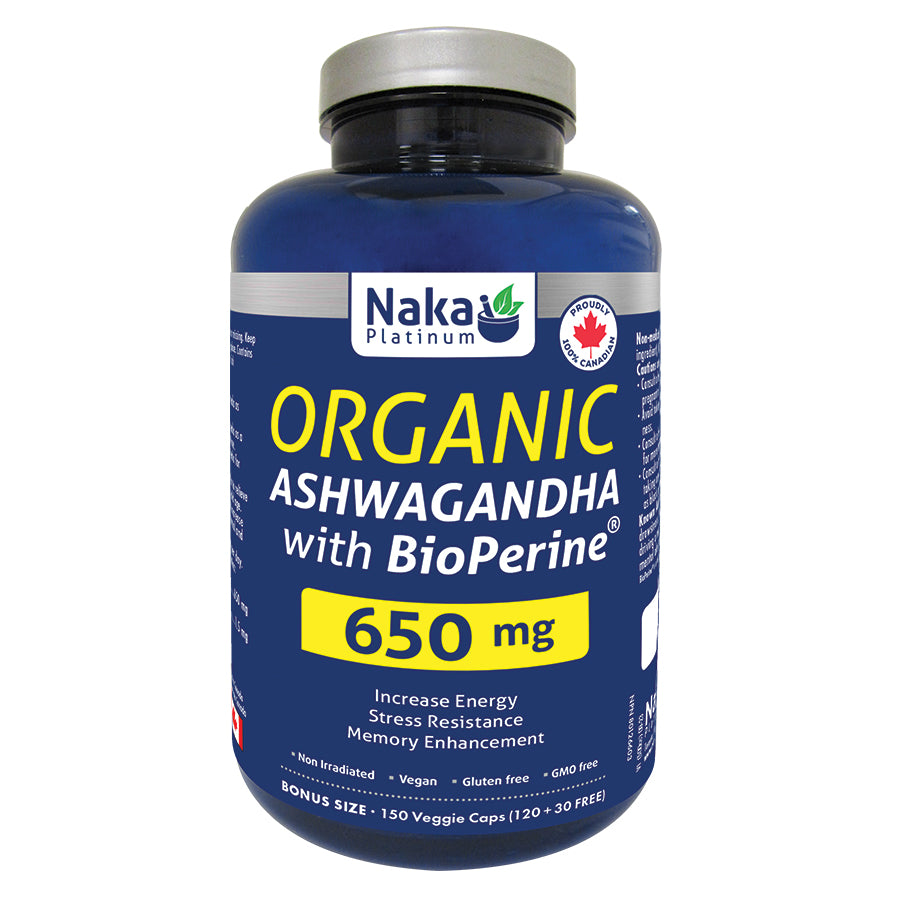 Platinum Ashwagandha with BioPerine - 150 vcaps