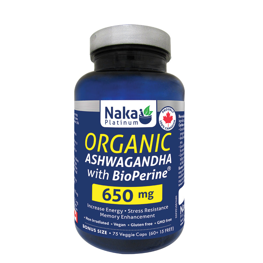 Platinum Ashwagandha with BioPerine - 75 vcaps