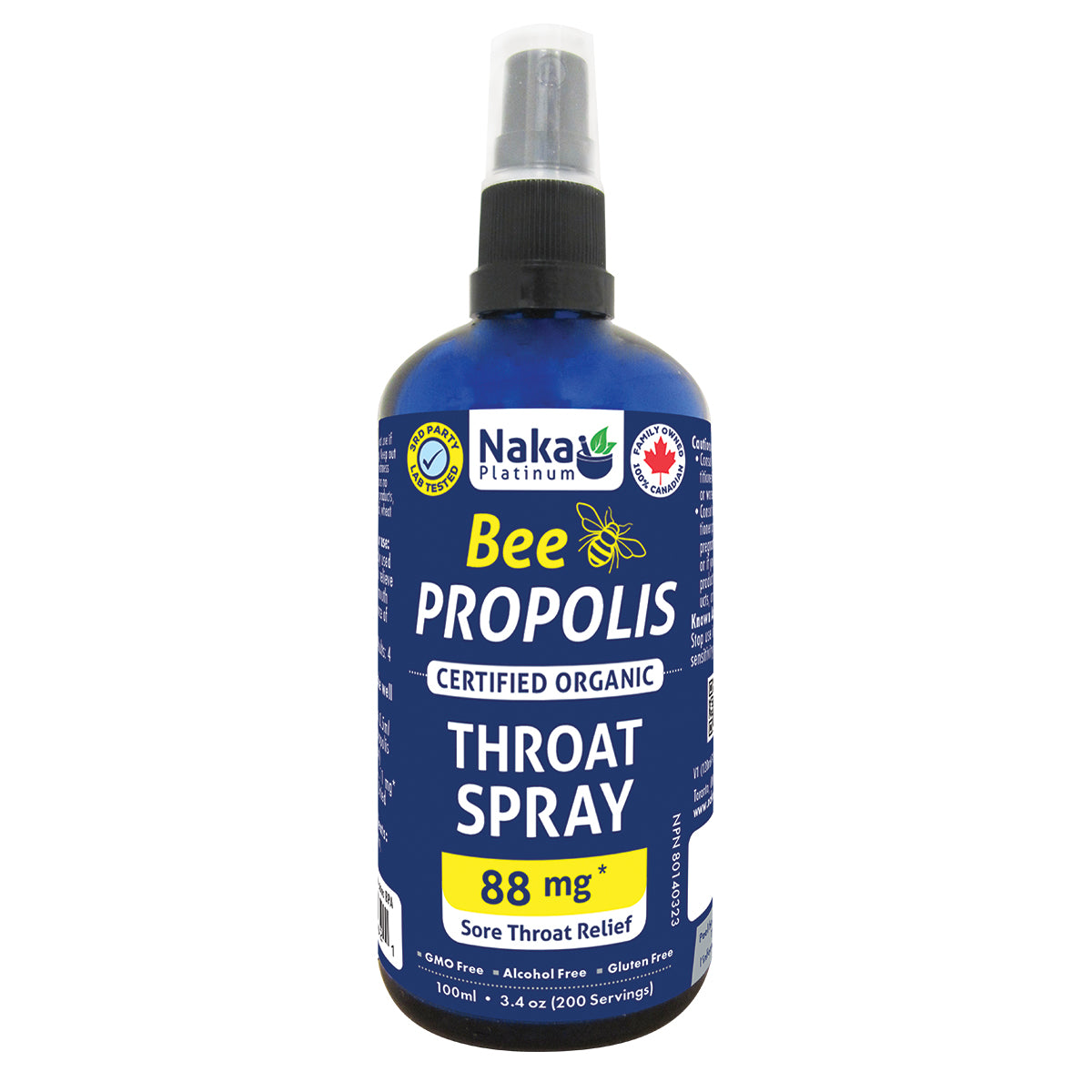 Platinum Bee Propolis Throat Spray - 100ml