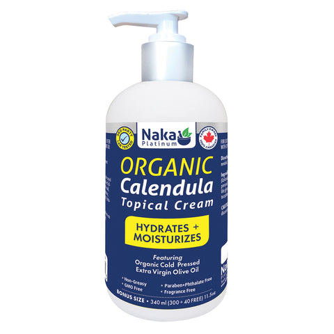 Platinum  Organic Calendula Topical Cream - 340ml