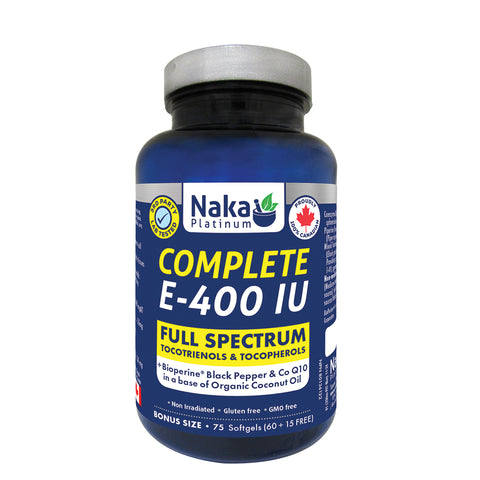 Platinum Complete E 400IU - 75 softgels