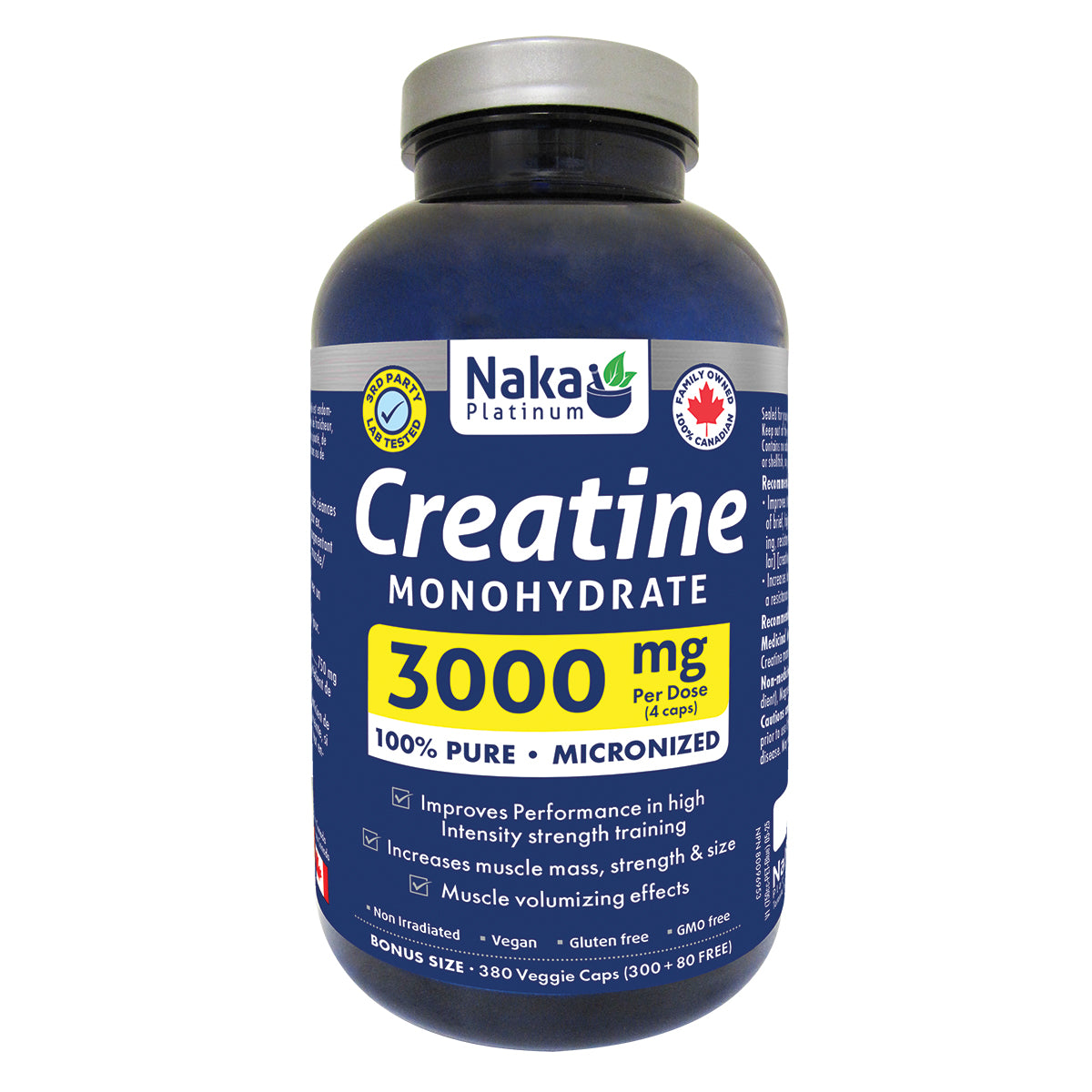 Platinum Creatine - 380 vcaps