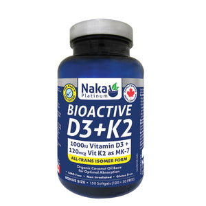Platinum D3 + K2 - 150 softgels