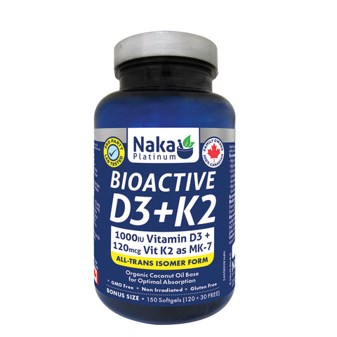 Platinum D3 + K2 - 150 softgels