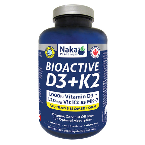 Platinum D3 + K2 - 300 softgels