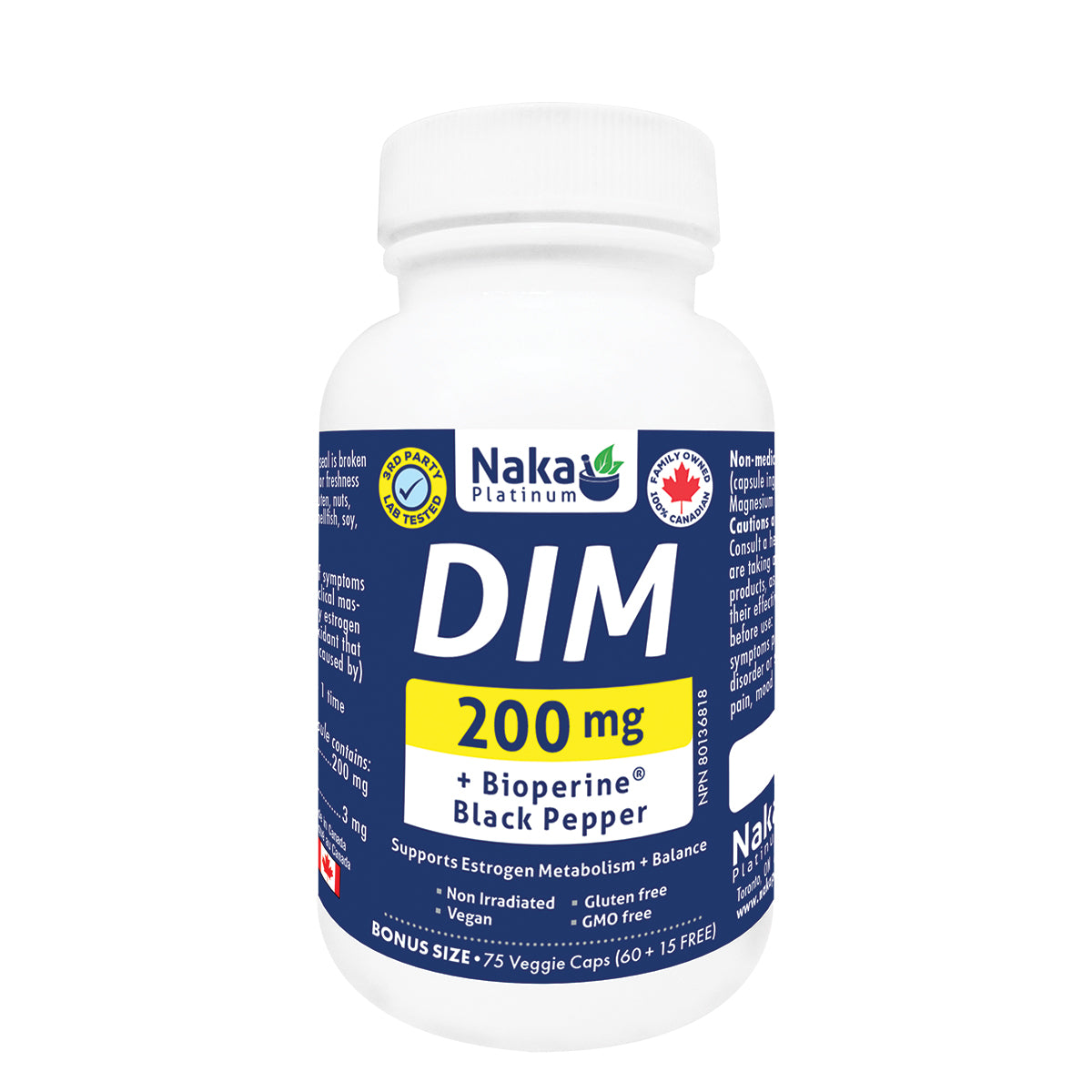 Platinum  DIM - 75 vcaps