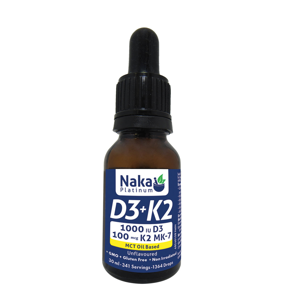 Platinum D3 + K2 in MCT oil - 30ml