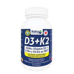 Platinum D3 + K2 - 60 softgels