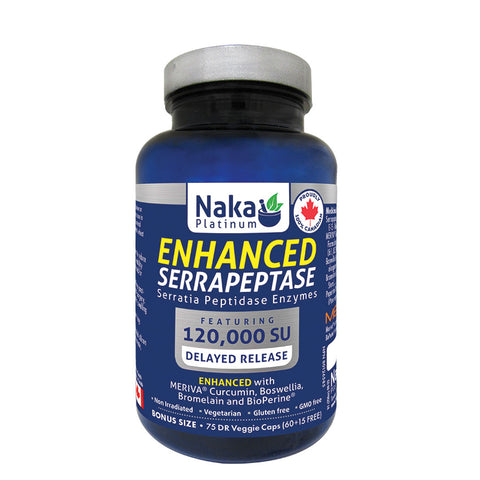 Platinum Enhanced Serrapeptase – 75 DR vcaps