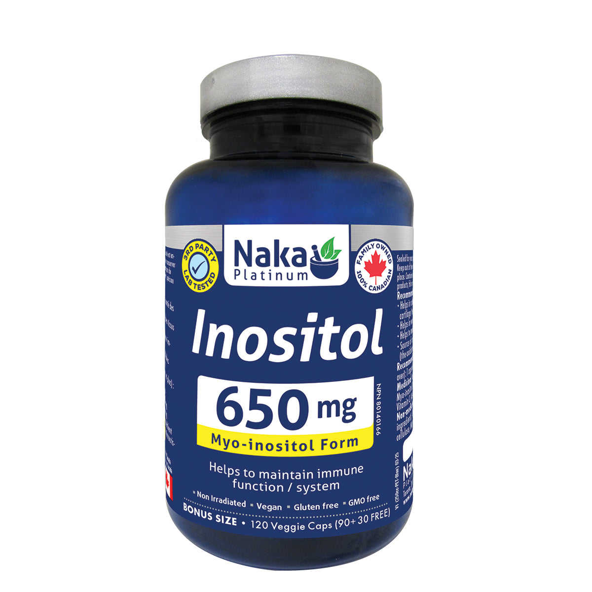 Platinum Inositol - 120 vcaps