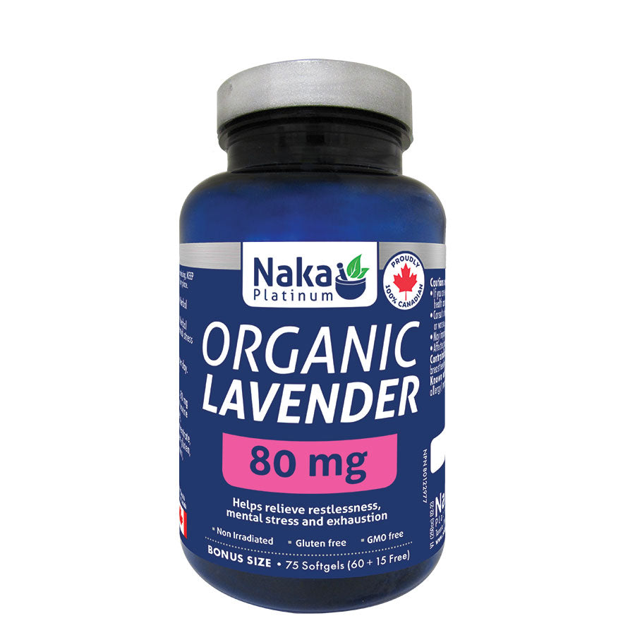 Platinum Organic Lavender - 75 softgels