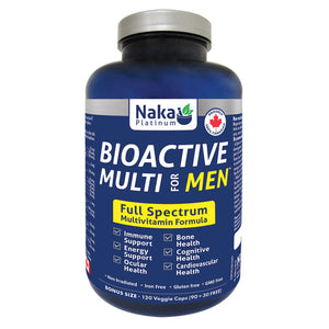 Platinum Bioactive Multi for Men - 120 vcaps