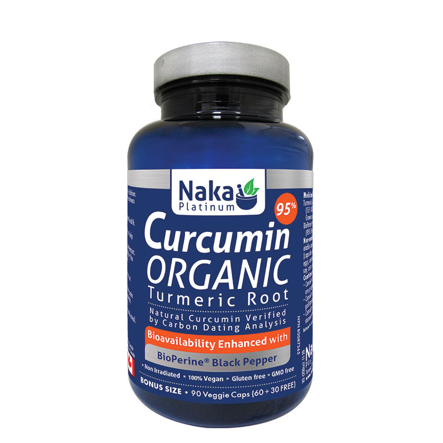 Platinum Organic Curcumin 95% - 90 vcaps