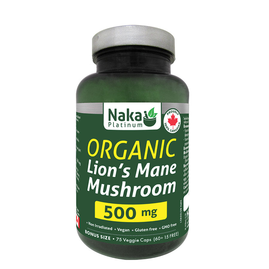 Platinum Organic Lion's Mane - 75 vcaps