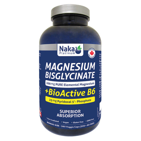 Platinum Magnesium Bisglycinate + BioActive B6 - 380 vcaps