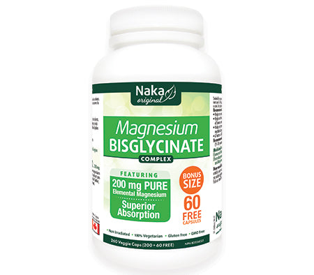 Naka Original Magnesium Bisglycinate - 260 vcaps