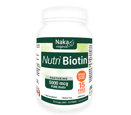 Naka Original Nutri Biotin 5000mcg - 75 caps