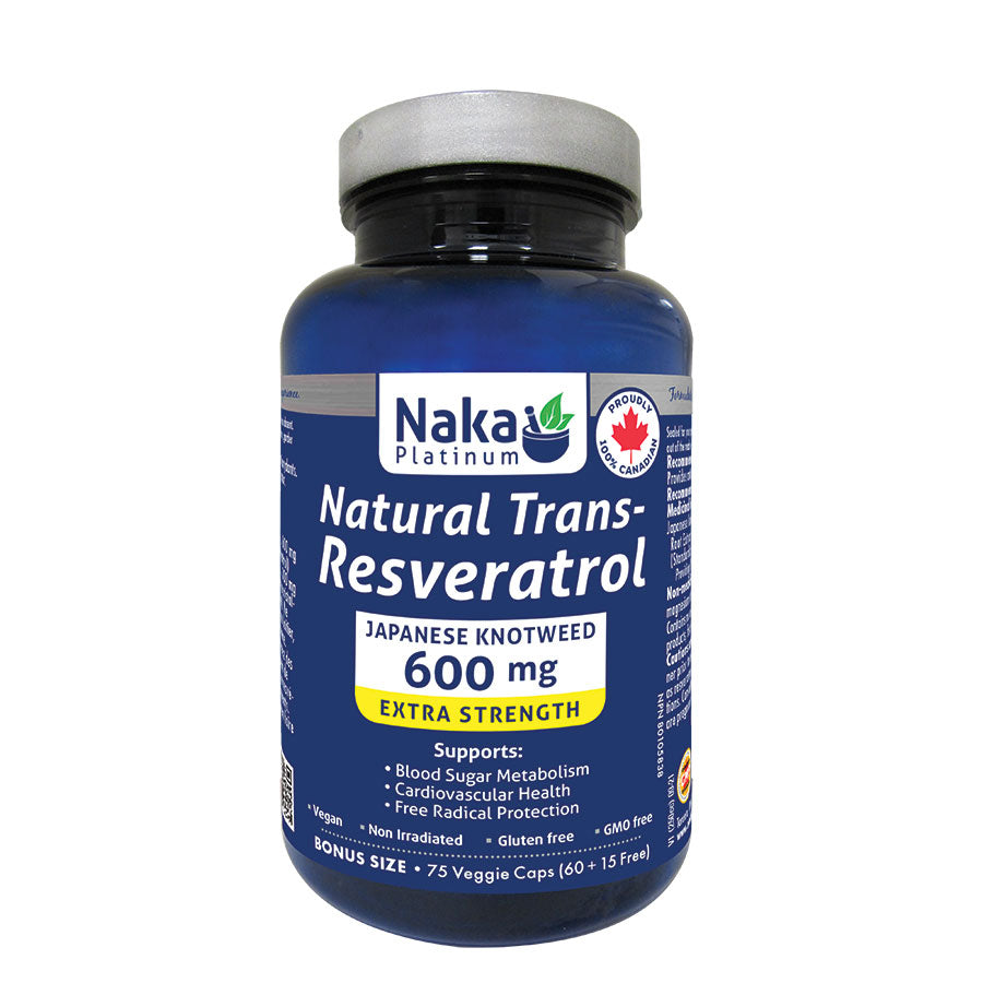 Platinum Natural  Trans-Resveratrol - 75 vcaps