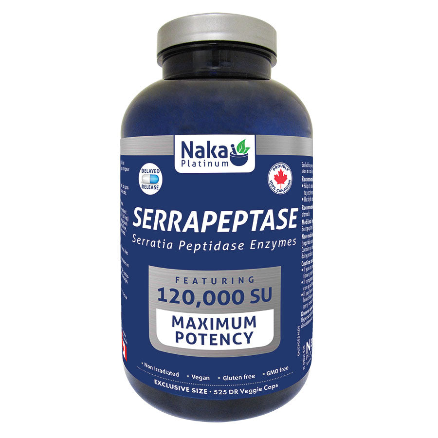 Platinum Serrapeptase – 525 vcaps