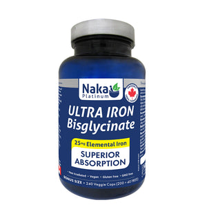 Platinum Ultra Iron Bislgycinate - 240 vcaps