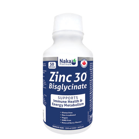 Platinum Zinc 30 Bisglycinate – 250ml